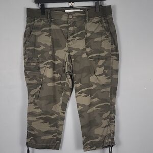 Sonoma Cargo Pants Green and Brown Camouflage